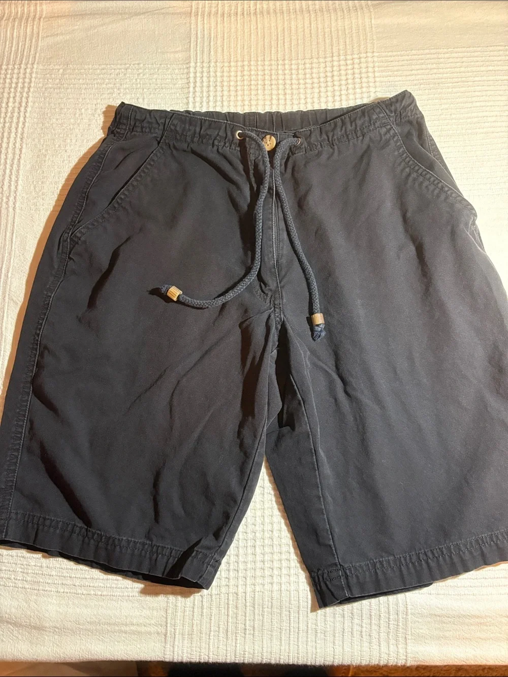 JJill women’s Black Drawstring Cotton Shorts